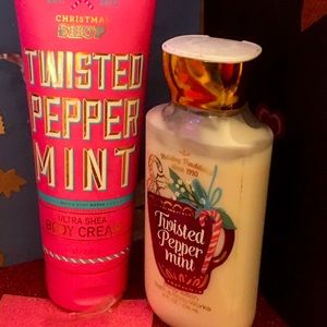 Bath and Body Works Peppermint duo